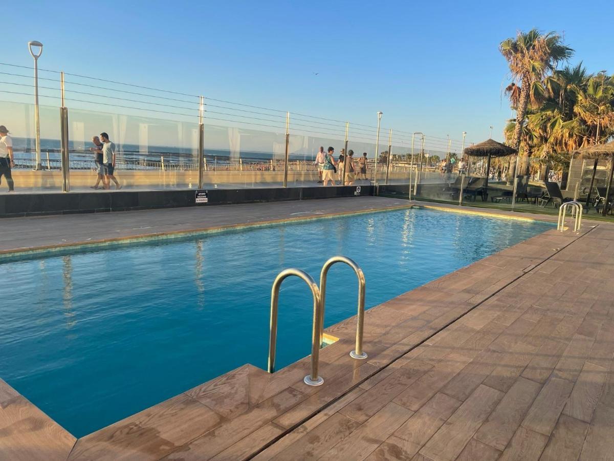Apartamento Con Piscina En El Paseo Cruz Del Mar Чипіона Екстер'єр фото